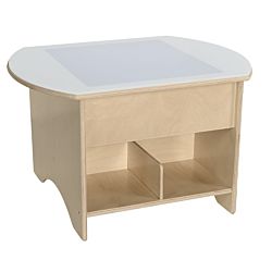 Wood Design Brilliant Light Table 30” with Storage, WD-991313