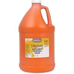 Handy Art (214715) Gallon Little Masters Washable Tempera Paint - Orange