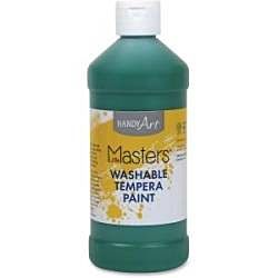 Handy Art (211745) 16 oz. Little Masters Washable Tempera Paint - Green