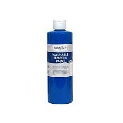 Handy Art, 211-156 Hot Blue 16-Ounce Fluorescent Washable Tempera Paint 