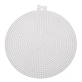 Darice Plastic Canvas Shape 6"-Circle Clear For Craft Projects 