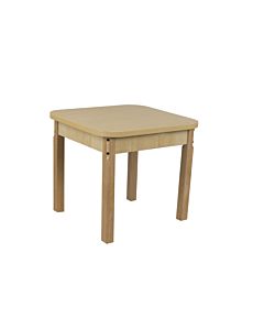 Wood Design, 24" x 24" Square High Pressure Laminate Table with 18" Hardwood Legs, WD-HPL242418
