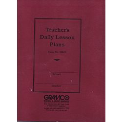 Teachers Duplicate Plan Book, 8 periods, 9 1⁄2