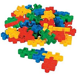 Puzzle-shaped Block Set (50 Pcs) 2 1/4