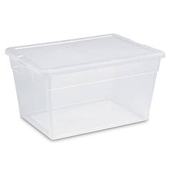 Sterilite 56 Quart Clear Storage Box Clear 23