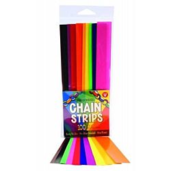 Hygloss Gummed Paper Shape Stick-A-Licks Chain Strips 1
