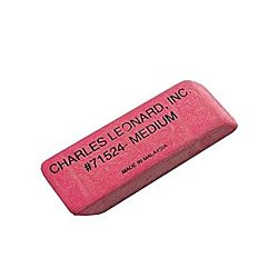 Pink Erasers, Medium, 24 Count