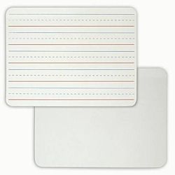 Double Sided Dry Erase Lapboard 9 x 12 Inches, Plain/Lined