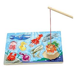 Melissa & Doug Fishing Magnetic Wooden Puzzle Game, item 3778