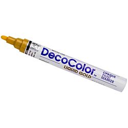 Uchida 300-S Marvy Deco Color Broad Point Paint Marker, Gold
