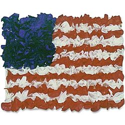Hygloss American 10 Flag Tissue Craft Kit, item - 41004