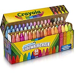 Crayola® Sidewalk Chalk Washable 64ct - 51-2064