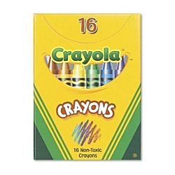 Crayola Classic Color Pack Crayons, Tuck Box, 16 Colors Box  52-0016
