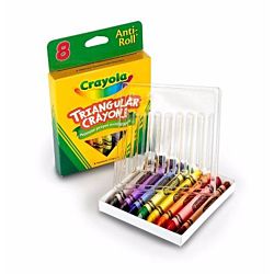 Crayola 8ct Triangular Crayons 52-4008
