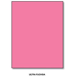 Bright Color Card Stock Paper, Bright Pink, 65lb. 8.5 X 11 Inches - 250 Sheets 