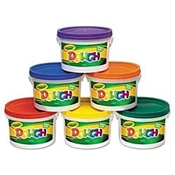 Crayola®  - Modeling Dough Bucket, 3 lbs., Assorted, 6 Buckets/Set 57-0016 