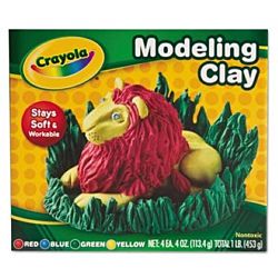 Crayola Assorted 4 Colors Modeling Clay  1 LB  57-0300