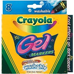 Crayola 8 Count Gel FX Washable Markers 58-8163