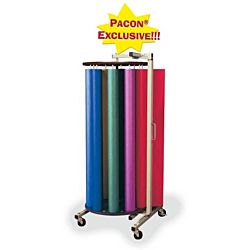 PACON® ROTARY RACK WITH 10 DOWELS FOR ART KRAFT ROLLS  (67542)