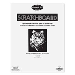 Melissa And Doug Scratch Art Black Coated 12 pt. Scratchboards (12 boards) 8080