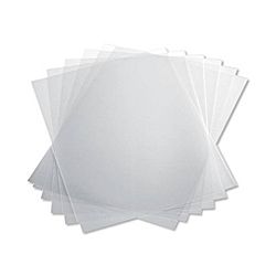 7 Mil 8-1/2 x 11 Inches PVC Binding Covers - Pack of 100, Clear 