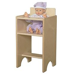 Wood Designs Wood Doll High Chair , WD-81100