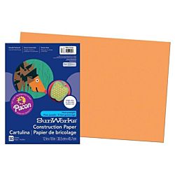 Medium-weight Construction Paper, Yellow-Orange 12