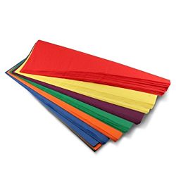 Hygloss Non-Bleeding Tissue Paper Primary Colors  Assortments 20