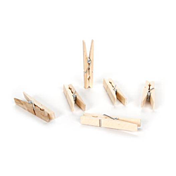 Medium Spring Clothespins - Natural - 2.75 Inches - 50 Pieces