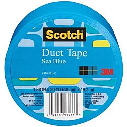 3M Duct Tape, Blue, 1.88-Inch by 20-Yard