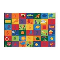 Sequential Seating Literacy Rug 6' x 9' Feet