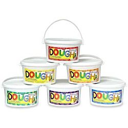 Dazzlin' Dough Assortment Value Pack - set of six 3 lb. tubs