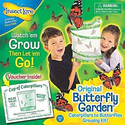 Insect Lore Butterfly Garden Caterpillar to Butterfly Growing Kit