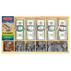 Melissa & Doug Play Money Set - Educational Toy With Paper Bills and Plastic Coins