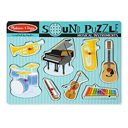 Musical Instruments Sound Wood Puzzle - 8 Pieces