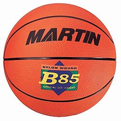 Martin Sports Orange Rubber Basketball, Junior Size 