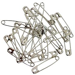 Darice Coil-less Safety Pins, Gold, Pack of 100