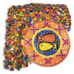 Double Color Mosaic Squares Paper, Roylco, R15630
