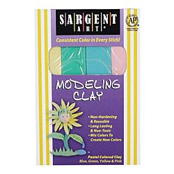Sargent Art® Modeling Clay - 1 lb. Pastel Colors SAR224005