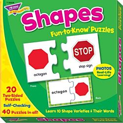 Fun-to-Know Puzzles, Shapes, T-36008