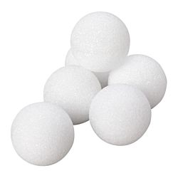 Gramco Styrofoam Balls Craft Supplies, 3 -Inch, White, 12-Pack