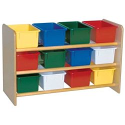 Wood Designs Kids, See-All Storage with (12) Assorted Trays WD-13803
