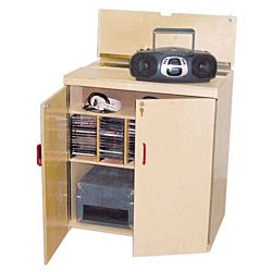Wood Designs Classroom Teacher's, Lock-It-Up Audio Center Fully assembled WD-18110