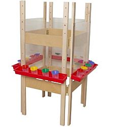 Wood Designs Children's 4 Sided Adjustable Easel with Acrylic WD-19123