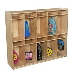 Wood Designs Kids,10 Section Locker Without Trays WD-990314