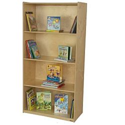 Wood Designs Children Multi-Purpose Bookcase, Natural wood , 72