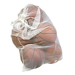 Mesh Ball Storage/Laundry Bag, White 15