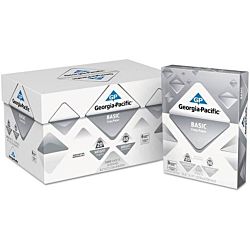 White Copy Paper, 8 1/2in. x 11in., 20 Lb.,  Ream of 500 sheets