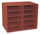 Pacon Classroom Keepers 10-Shelf Organizer, Red, 001314