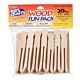 Clothespin - Flat - Natural - 3-3/4 inch Large - 40 pieces (3685-01)